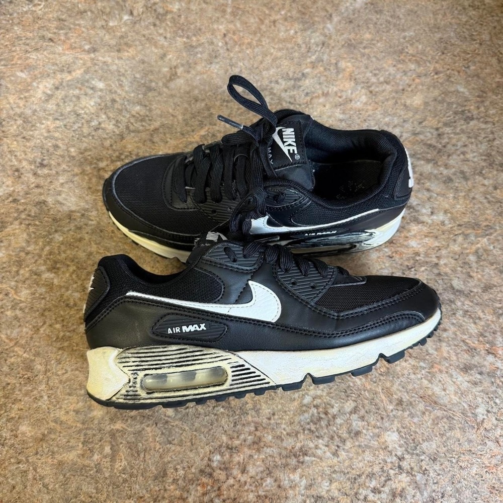 Nike Air Max 90 Black Women's Sneaker Shoe W7.5‎ DH8010